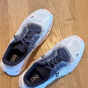 On Cloud Running Shoes with Orange Accents